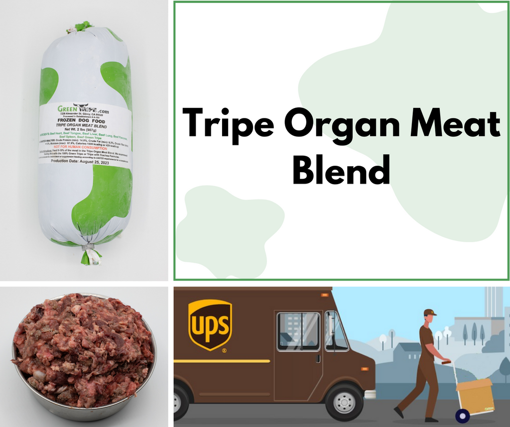 shipping organ meats, organ meat blend for dogs