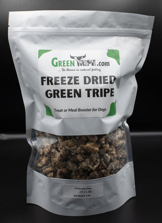 freeze-dried, green tripe, meal topper, raw pet food